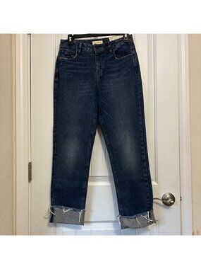 Unpublished Jeans HEATHER Cropped Mom Jeans 28” x 26” Rise Is 10”